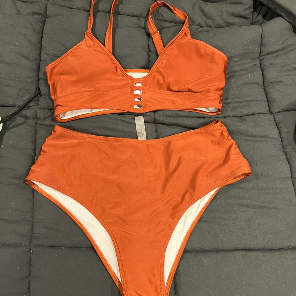 SHEIN Rust Bikini Set